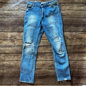 👖 DL1961 Distressed Button Fly Jeans | Size 26